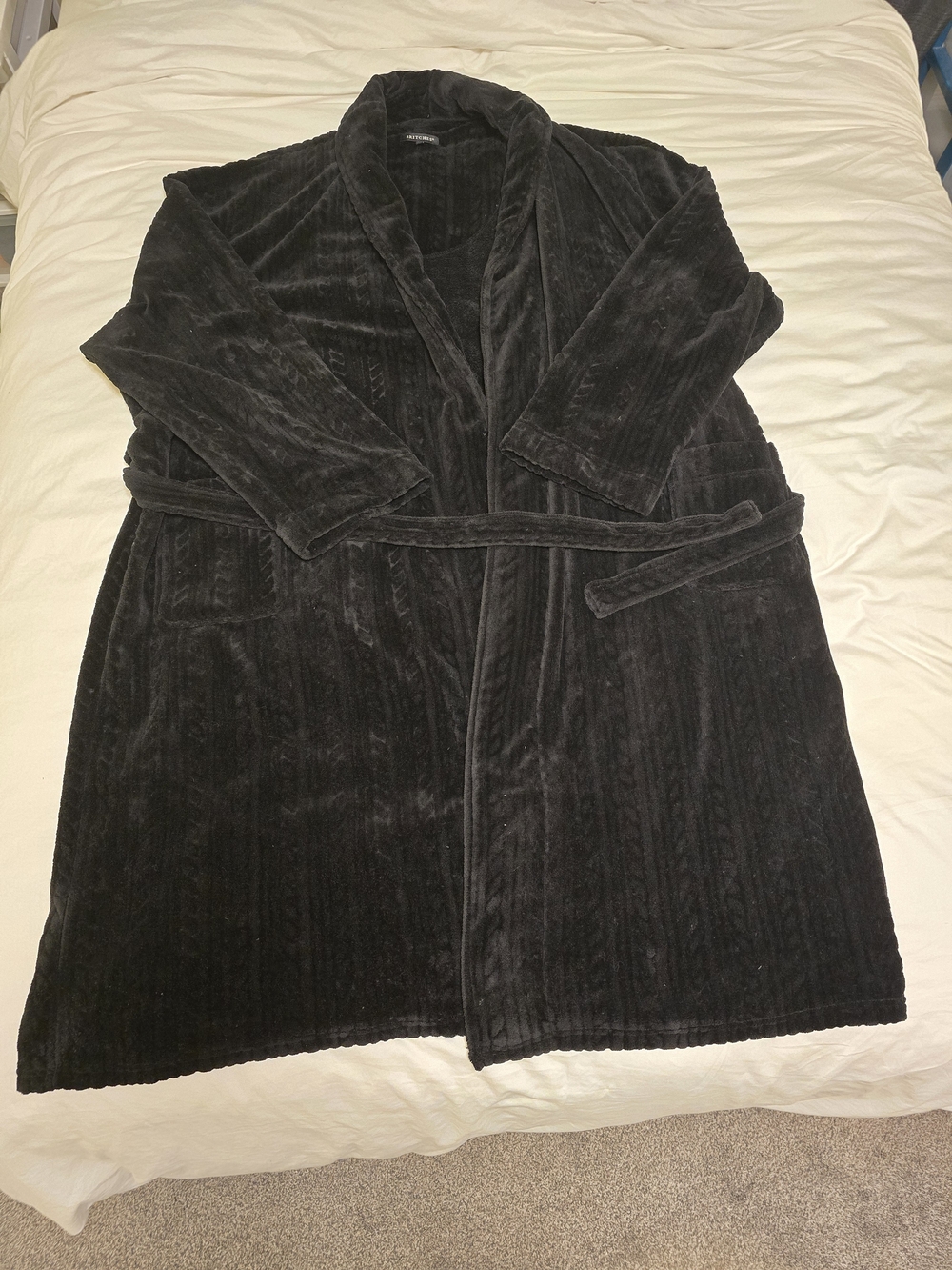 Britches 4xl/5xl Long Bathrobe Mens